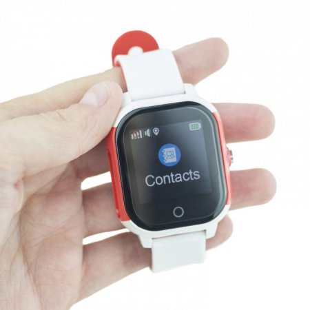 Dětské GPS hodinky SWX-GW700S - Barva: Červená