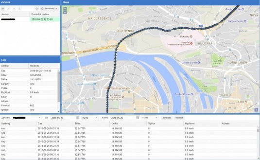 Secutrack térképes platform a GPS nyomkövetőknek - Licenció típusa: 6 hónapos  (365 napos történelem)